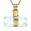 Aquamarine Polished Crystal Pendant from Ukraine | Venusrox
