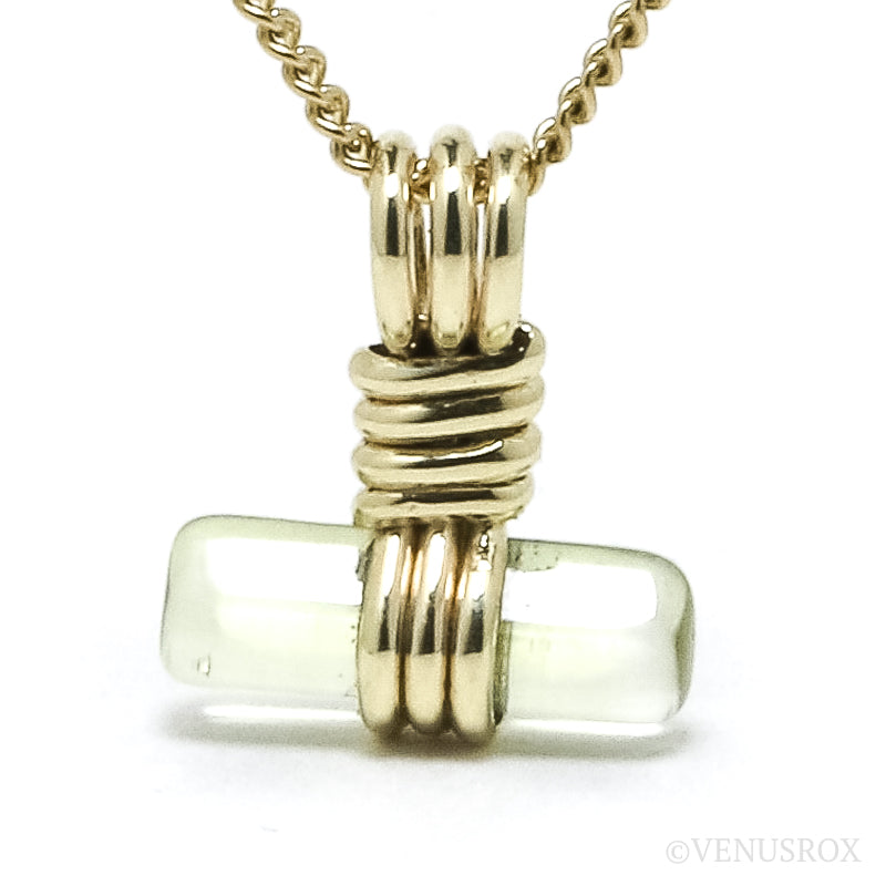 Heliodor Polished Crystal Pendant from Ukraine | Venusrox