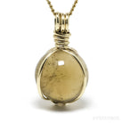 Natural Citrine Polished Sphere Pendant from Madagascar | Venusrox