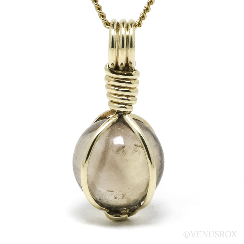 Smoky Phantom Quartz Polished Crystal Pendant from Madagascar | Venusrox