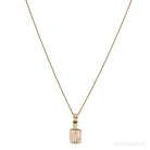 Morganite Polished Cube Pendant from Mozambique | Venusrox