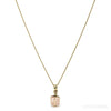 Morganite Polished Cube Pendant from Mozambique | Venusrox