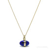 Lapis Lazuli Polished Crystal Pendant from Afghanistan | Venusrox