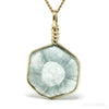 Aquamarine Polished Slice Pendant from the Chitinskaya Oblast Mine, Zabaykalski Krai, Siberia, Russia | Venusrox