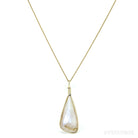 Rainbow Moonstone Polished Crystal Pendant from Chupa, Karelia, Russia | Venusrox