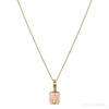 Morganite Polished Cube Pendant from Mozambique | Venusrox