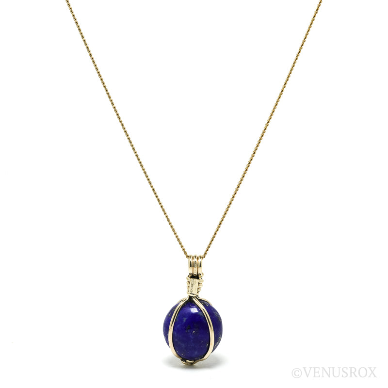 Lapis Lazuli Polished Crystal Pendant from Afghanistan | Venusrox