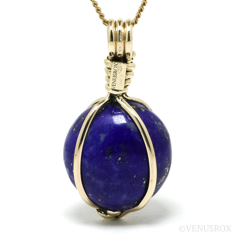 Lapis Lazuli Polished Crystal Pendant from Afghanistan | Venusrox