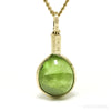 Peridot Polished Sphere Pendant from the Kaghan Valley, Pakistan | Venusrox