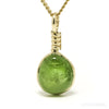 Peridot Polished Sphere Pendant from the Kaghan Valley, Pakistan | Venusrox