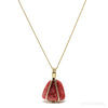 Rhodonite Polished Crystal Pendant from Brazil | Venusrox