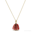 Rhodonite Polished Crystal Pendant from Brazil | Venusrox