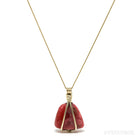 Rhodonite Polished Crystal Pendant from Brazil | Venusrox