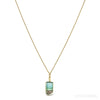 Blue/Green/Pink Bi Colour Tourmaline Natural Crystal Pendant from Minas Gerais, Brazil | Venusrox