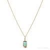 Blue/Green/Pink Bi Colour Tourmaline Natural Crystal Pendant from Minas Gerais, Brazil | Venusrox