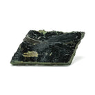 Nuummite Part Polished/Part Natural Slice from Nuuk, Sermersooq, Greenland | Venusrox