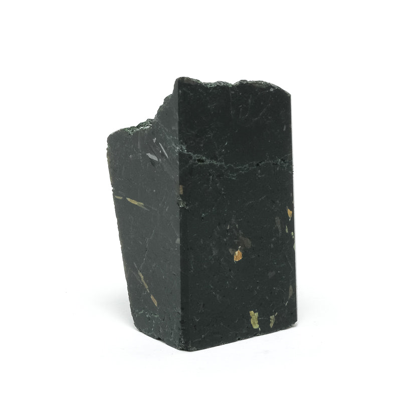 Nuummite Part Polished/Part Natural Crystal from Nuuk, Sermersooq, Greenland | Venusrox