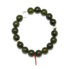 Green Nephrite Jade Bead Bracelet from Canada | Venusrox