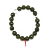 Green Nephrite Jade Bead Bracelet from Canada | Venusrox