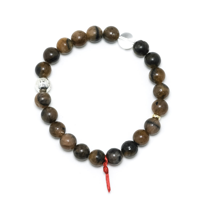 Chiastolite/Andalusite Bracelet from Brazil | Venusrox