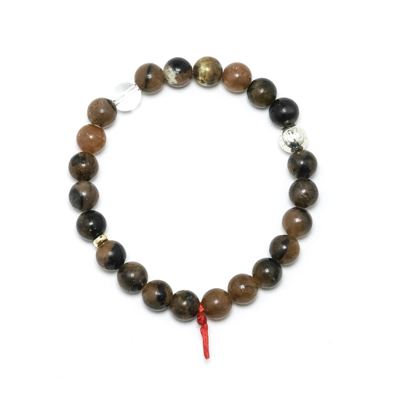 Chiastolite/Andalusite Bracelet from Brazil | Venusrox