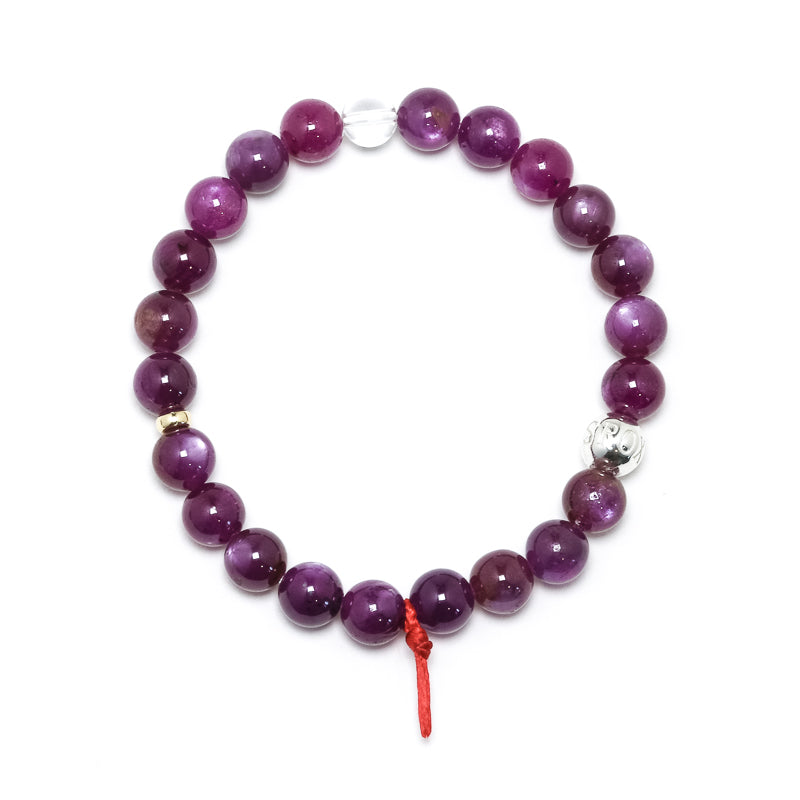 Ruby Bead Bracelet from India | Venusrox