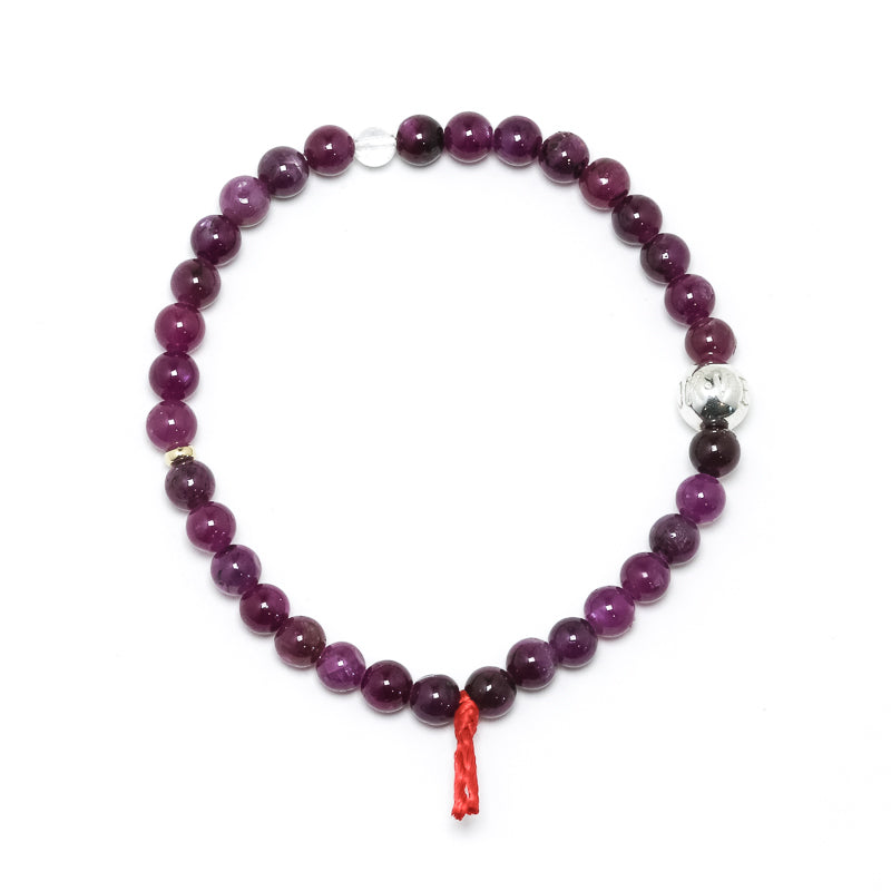 Ruby Bead Bracelet from India | Venusrox