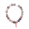 Lepidolite with Pink Tourmaline Bead Bracelet from Brazil | Venusrox