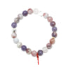 Lepidolite with Pink Tourmaline Bead Bracelet from Brazil | Venusrox