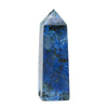 Shattuckite with Malachite & Cuprite Polished Point from the Democratic Republic of Congo | Venusrox