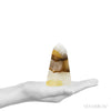 Golden Quartz Polished Point from Brazil | Venusrox