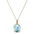 Larimar Polished Crystal Pendant from Dominican Republic, Caribbean Sea | Venusrox