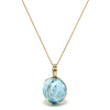 Larimar Polished Crystal Pendant from Dominican Republic, Caribbean Sea | Venusrox