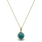 Amazonite Polished Sphere Pendant from the Kola Peninsula, Russia | Venusrox