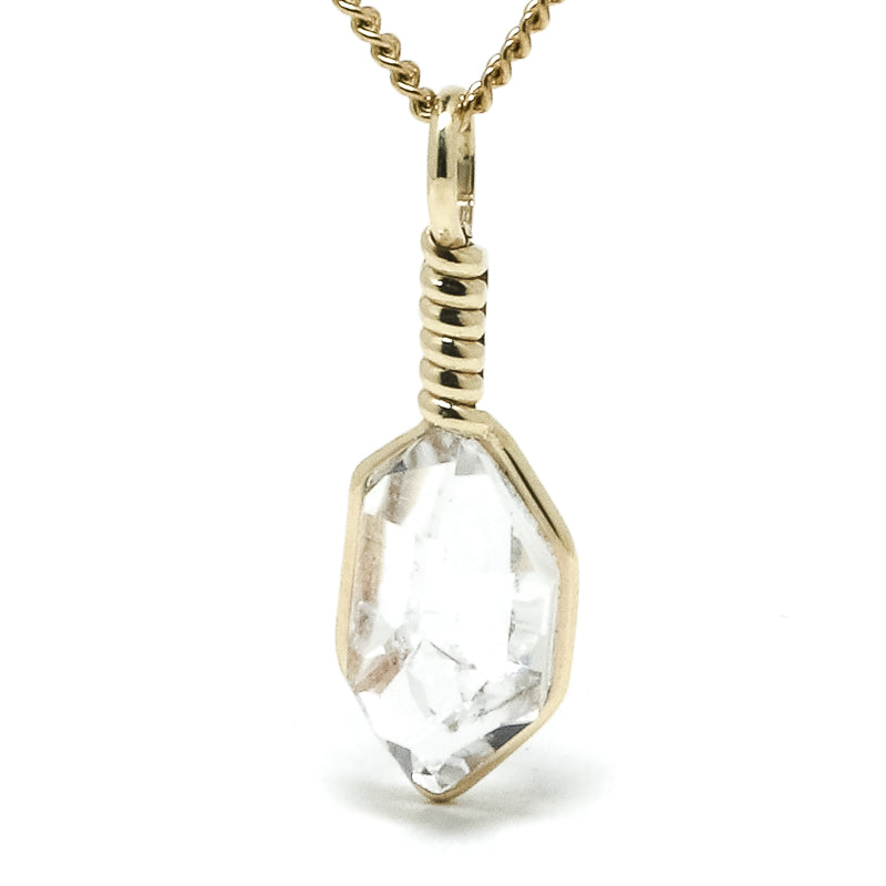 Natural Herkimer 'Diamond' Quartz Pendant from Herkimer County, New York State, USA | Venusrox