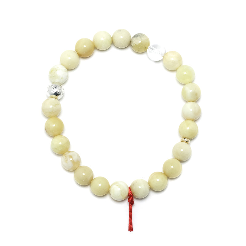 Yellow Opal Bead Bracelet from Mexico | Venusrox