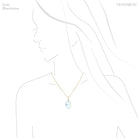 Rainbow Moonstone with Black Tourmaline Polished Crystal Pendant from India | Venusrox