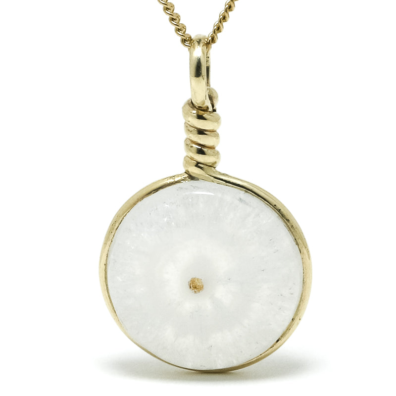 Clear Quartz Polished Crystal Pendant from India | Venusrox