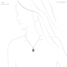 Brandberg Amethyst Quartz Polished Slice Pendant | Venusrox