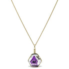 Brandberg Amethyst Quartz Polished Slice Pendant | Venusrox