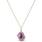 Brandberg Amethyst Quartz Polished Slice Pendant | Venusrox