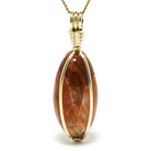 Sunstone Polished Crystal Pendant from India | Venusrox