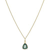Blue & Green Tourmaline Polished Slice Pendant from Namibia | Venusrox