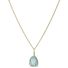 Indicolite (Blue Tourmaline) Polished Slice Pendant from Namibia | Venusrox