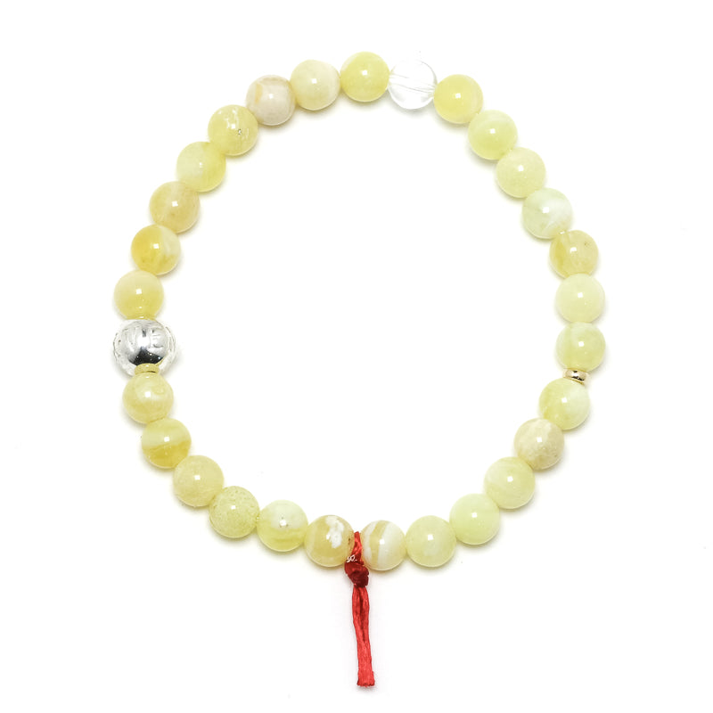 Yellow Opal Bead Bracelet from Mexico | Venusrox