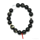 Gold Sheen Obsidian Bead Bracelet from Mexico | Venusrox