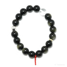 Gold Sheen Obsidian Bead Bracelet from Mexico | Venusrox