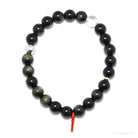 Gold Sheen Obsidian Bead Bracelet from Mexico | Venusrox