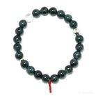 Green Nephrite Jade Bead Bracelet from Guatemala | Venusrox