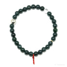 Green Nephrite Jade Bead Bracelet from Guatemala | Venusrox